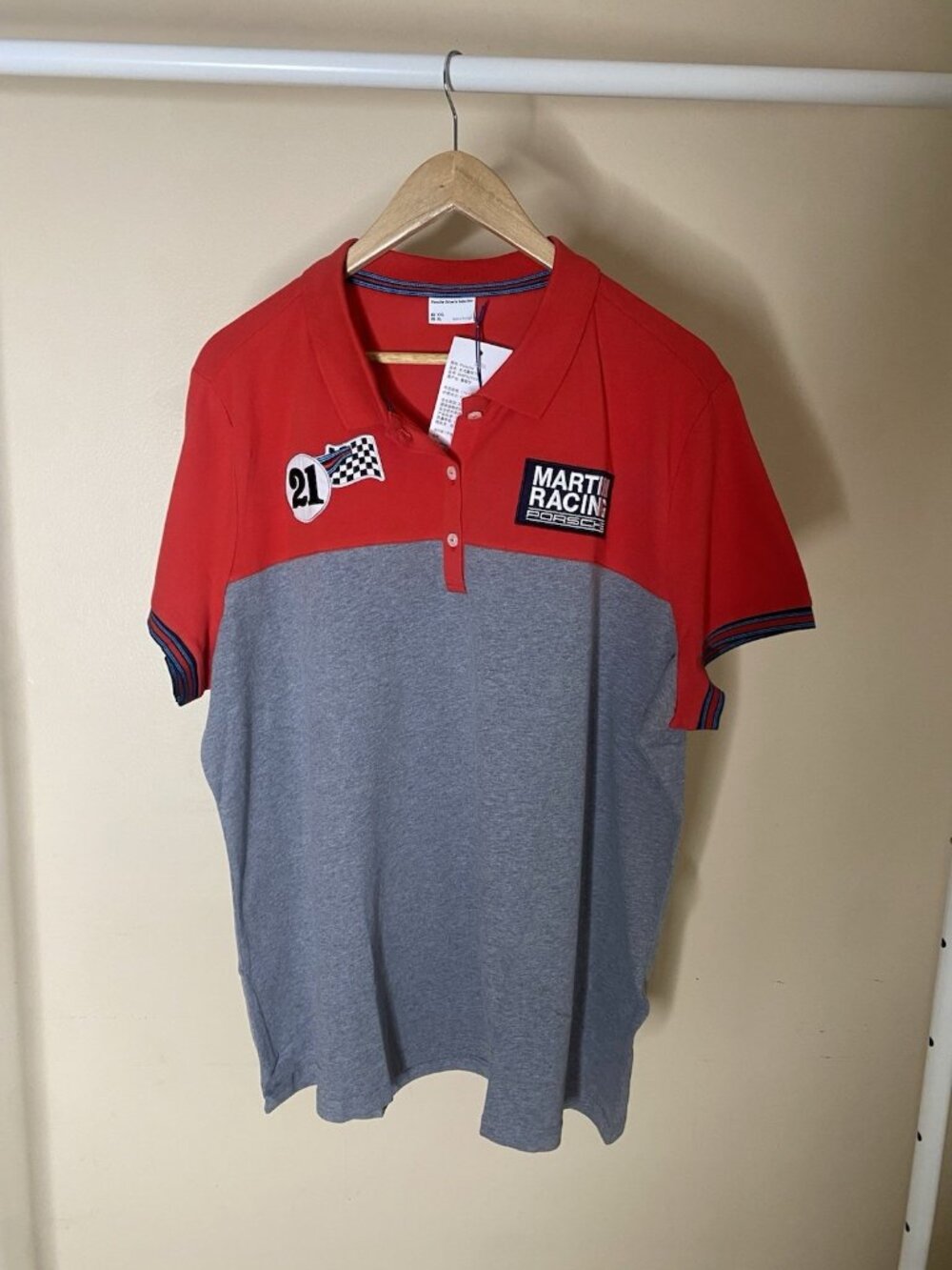 Porsche Martini Racing Ladies Polo Shirt Size XL NEW WITH TAGS